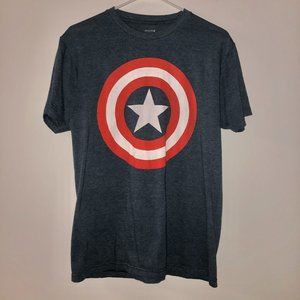 MENS MARVEL COMICS CAPTAIN AMERICA T-SHIRT (M)